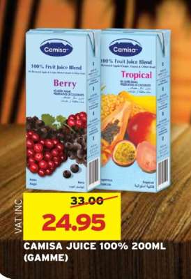 CAMISA JUICE 100% 200ML (GAMME)