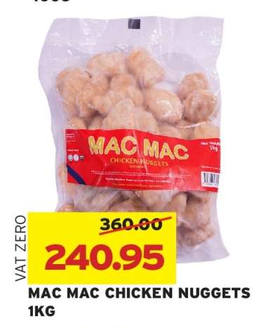 MAC MAC CHICKEN NUGGETS 1KG
