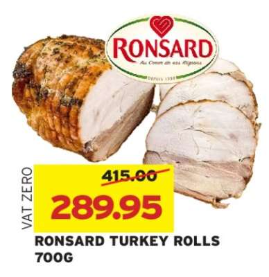 RONSARD TURKEY ROLLS 700G