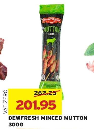 DEWFRESH MINCED MUTTON 300G