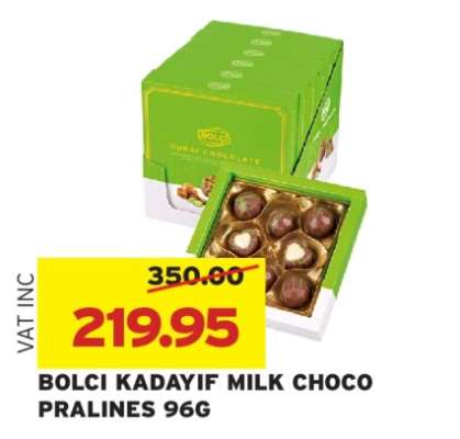 BOLCI KADAYIF MILK CHOCO PRALINES 96G