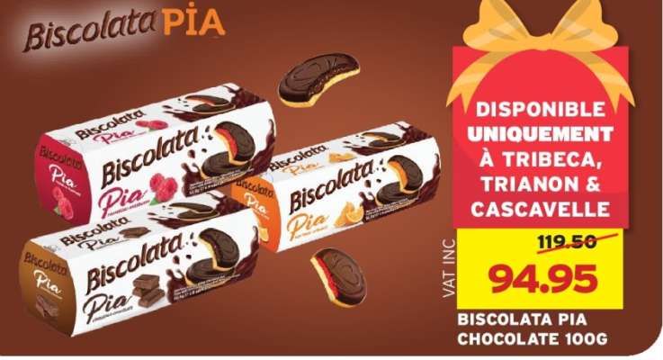BISCOLATA PIA CHOCOLATE 100G