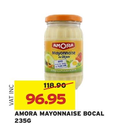 AMORA MAYONNAISE BOCAL 235G