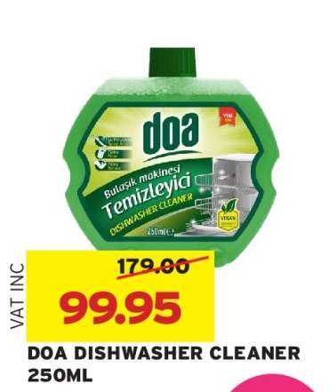 DOA DISHWASHER CLEANER 250ML