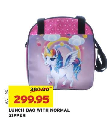 LUNCH BAG WITH NORMAL ZIPPER