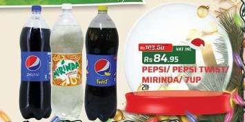Pepsi / Pepsi Twist / Mirinda / 7Up