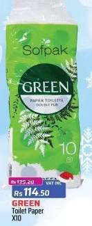GREEN Toilet Paper X10
