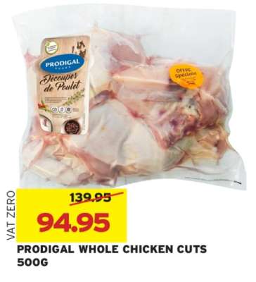 PRODIGAL WHOLE CHICKEN CUTS 500G