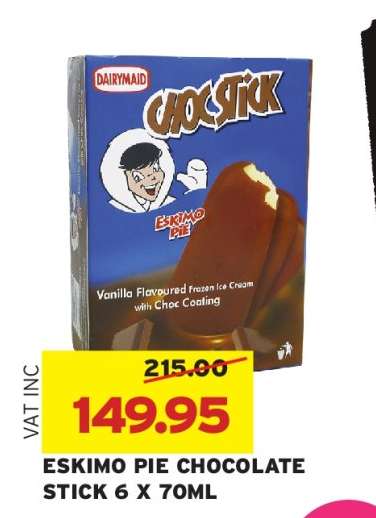 ESKIMO PIE CHOCOLATE STICK 6 X 70ML