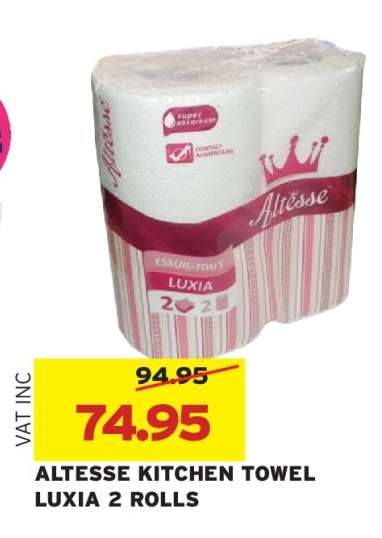 ALTESSE KITCHEN TOWEL LUXIA 2 ROLLS