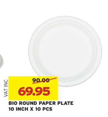 BIO ROUND PAPER PLATE