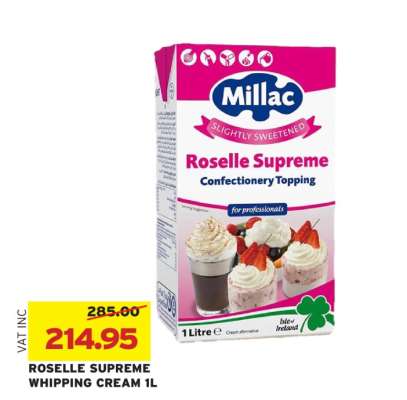 ROSELLE SUPREME WHIPPING CREAM 1L