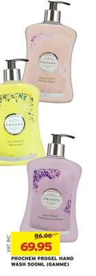 PROCHEM PROGEL HAND WASH 500ML (GAMME)
