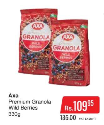 Axa Premium Granola Wild Berries