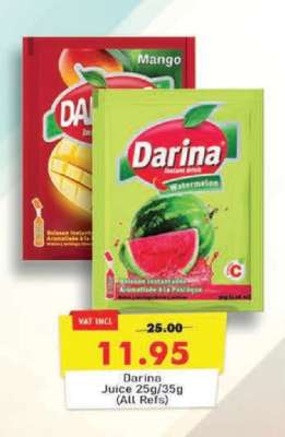 Darina Juice 25g/35g (All Refs)