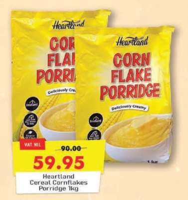 Heartland Cereal Cornflakes Porridge 1kg