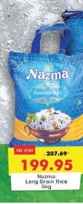 Nazma Long Grain Rice 5kg
