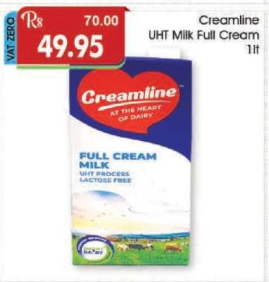 Creamline UHT Milk Full Cream 1lt