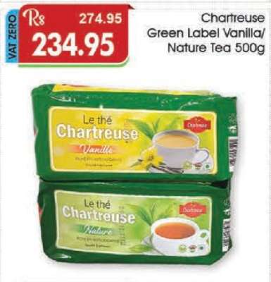 Chartreuse Green Label Vanilla/Nature Tea 500g