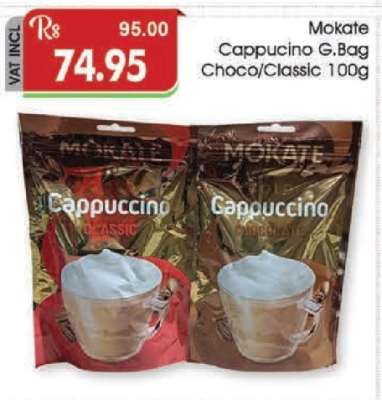 Mokate Cappucino G.Bag Choco/Classic 100g