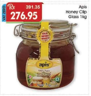 Apis Honey Clip Glass 1kg