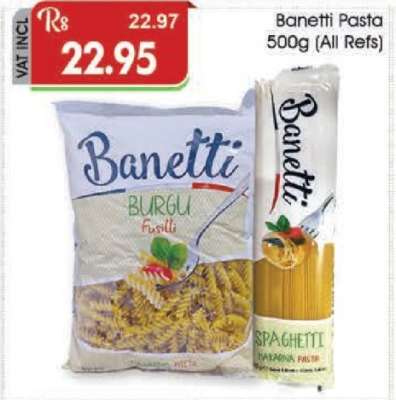 Banetti Pasta 500g (All Refs)