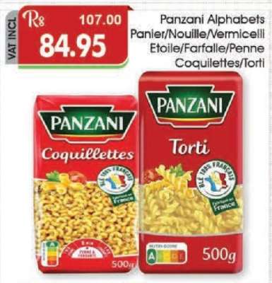 Panzani Alphabets Panier/Nouille/Vermicelli Etoile/Farfalle/Penne Coquillettes/Torti