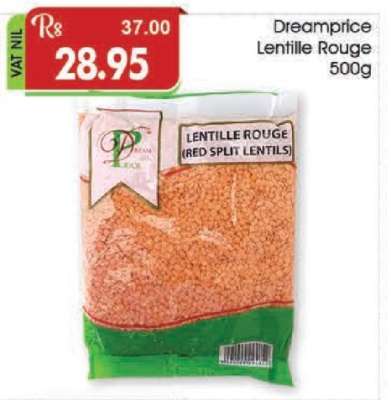 Dreamprice Lentille Rouge 500g