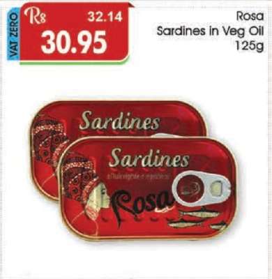 Rosa Sardines in Veg Oil 125g
