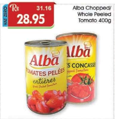Alba Chopped/Whole Peeled Tomato 400g