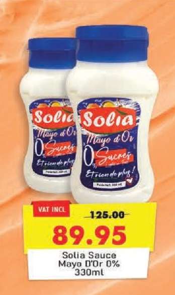 Solia Sauce Mayo D'Or 0%