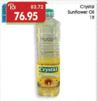 Crystal Sunflower Oil 1lt