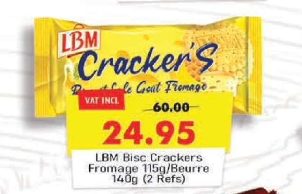 LBM Bisc Crackers Fromage