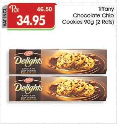 Tiffany Chocolate Chip Cookies 90g (2 Refs)
