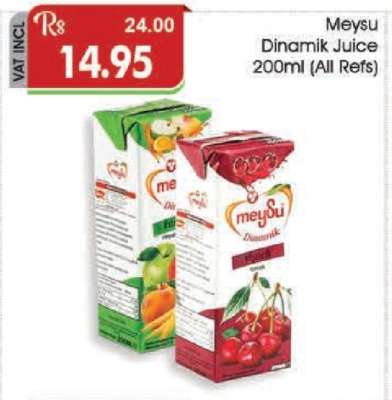 Meysu Dinamik Juice 200ml (All Refs)