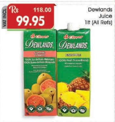Dewlands Juice 1lt (All Refs)