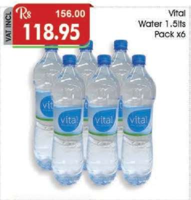Vital Water 1.5lts Pack x6