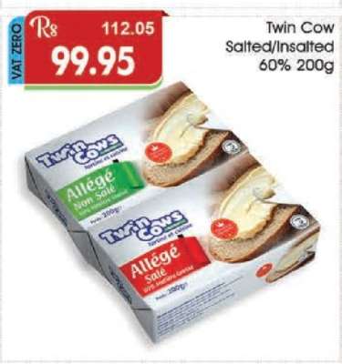 Twin Cow Salted/Unsalted 60% 200g