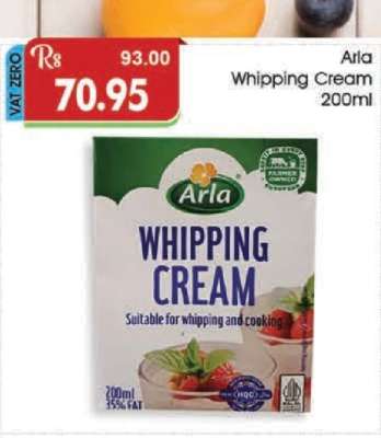 ARLA WHIPPING CREAM 200ML