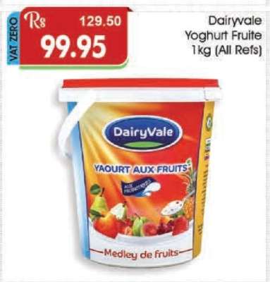 Dairyvale Yoghurt Fruite 1kg (All Refs)