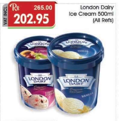 London Dairy Ice Cream 500ml
