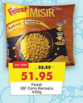 Feast IQF Corn Kernels 450g