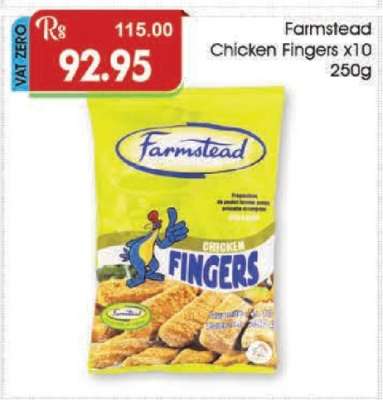 Farmstead Chicken Fingers x10 250g