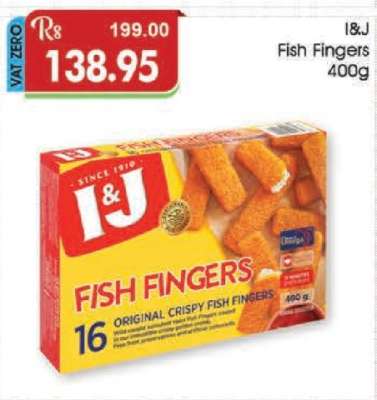 I&J FISH FINGERS 400G