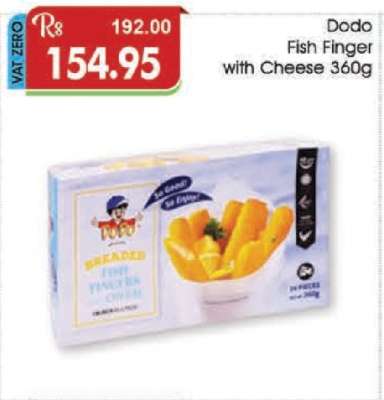 Dodo Fish Finger with Cheese 360g
