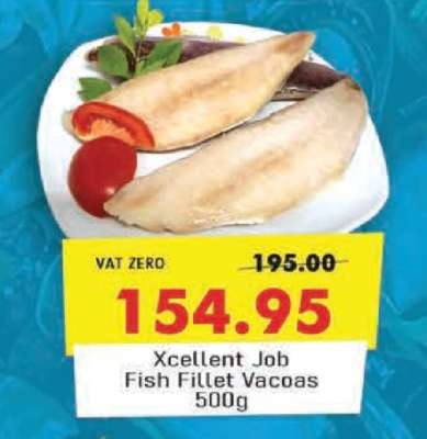 Xcellent Job Fish Fillet Vacoas 500g