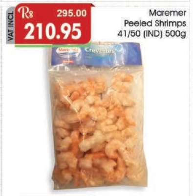 Maremer Peeled Shrimps 41/50 IND 500g