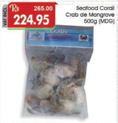 Seafood Corail Crab De Mangrove 500g (MDG)