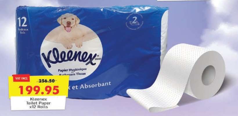 Kleenex Toilet Paper x12 Rolls