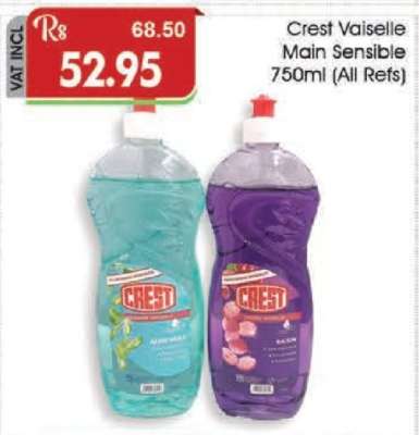 Crest Vaisselle Main Sensible 750ml (All Refs)